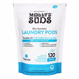 Molly's Suds Peppermint Laundry Detergent Pods