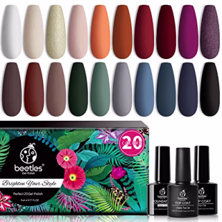 Beetles Gel Nail Polish Kit - Glowing Attraction Collection