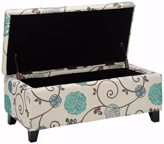 Christopher Knight Fabric Storage Ottoman