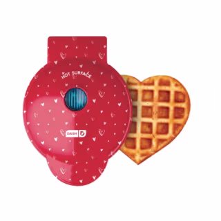 DASH Heart-Shaped Mini Waffle Maker
