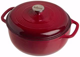 Lodge 6-Quart Enameled Cast Iron Dutch Oven