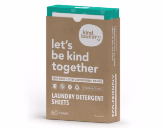 Kind Laundry Fragrance Free Laundry Detergent Sheets