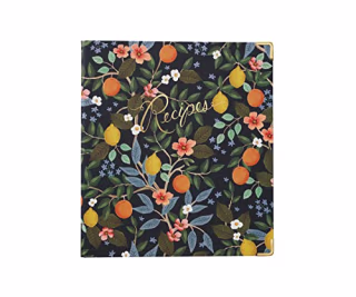 Rifle Paper co. Citrus Grove Recipe Binder