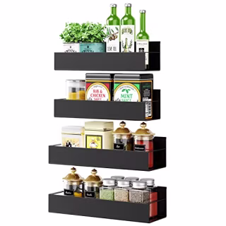 Vetacsion Fridge Magnetic Spice Racks