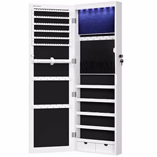 Songmics Mirrored Jewelry Cabinet