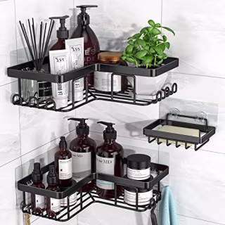 Yasonic Corner Shower Caddies