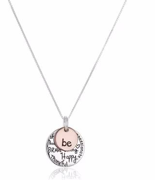 Amazon Collection two-tone Be necklace