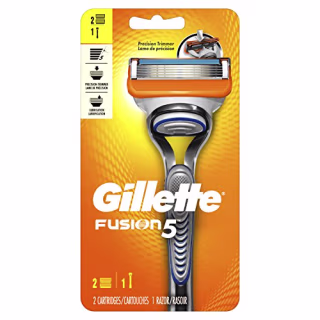 Gillette Fusion5 Men's Razor, Handle &amp; 2 Blade Refills (Amazon)