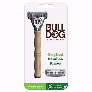 Bulldog Mens Skincare and Grooming Original Razors for Men With 2 Razor Blade Refills (Amazon)