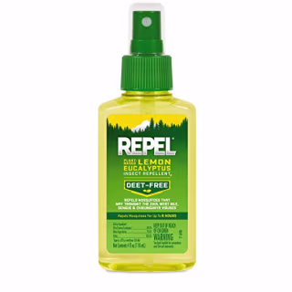 REPEL Plant-Based Lemon Eucalyptus Insect Repellent, Pump Spray, 4-Ounce