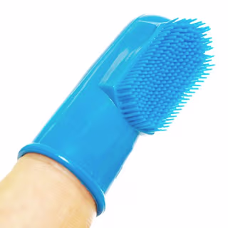 Pet Republique Dog Finger Toothbrush Set of 6 - Dental Brush for Large to Small Dogs, Cats, Most Pets