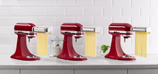 KitchenAid KSMPRA 3-Piece Pasta Roller &amp; Cutter Attachment Set