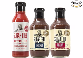 G Hughes Sugar Free Ketchup 13 oz Original Sugar Free BBQ Sauce 18 oz Sugar Free Hickory BBQ Suace 18 oz