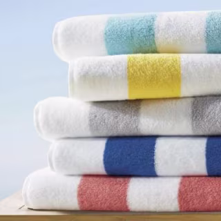 Resort Cabana Stripe Beach Towel | Frontgate