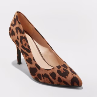 Women's Gemma Pointed Toe Heeled Pumps - A New Day(TM)