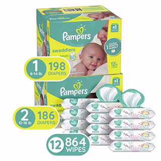 Pampers Baby Diapers and Wipes Starter Kit