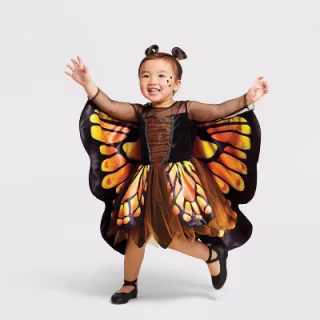Toddler Monarch Butterfly Costume