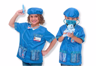 Melissa & Doug® Veterinarian Role Play Costume Dress-Up 9pc Set