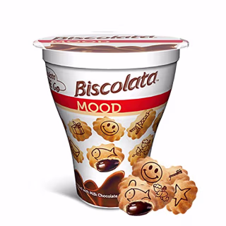 Biscolata Mood Cookies with Chocolate Filling Snacks - 6 Cups