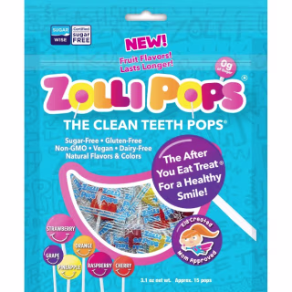 Zollipops Natural Clean Teeth Candy