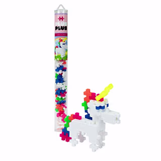 Plus-Plus - Construction Building Toy, Mini Maker Tube - 70 Piece - Unicorn