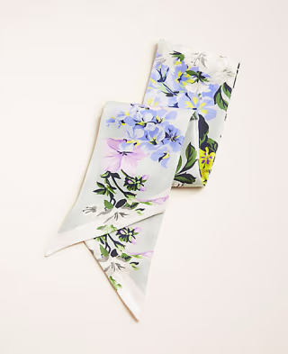 Strength Skinny Silk Scarf
