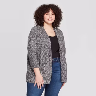 Universal Thread Plus Size 3/4 Sleeve Kimono Cardigan