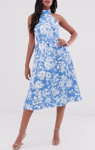 ASOS Halter Midi Dress