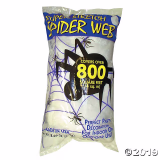 White Spider Web Halloween D?cor