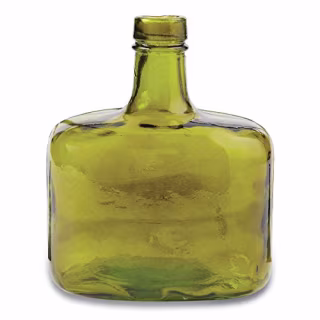 Green Glass Vase