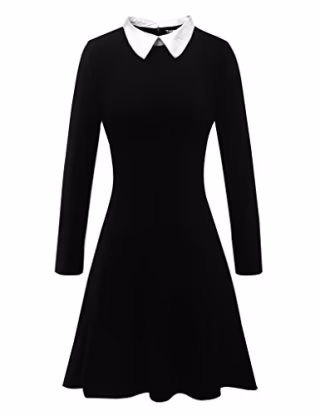 Long Sleeve Peter Pan Collar Dress
