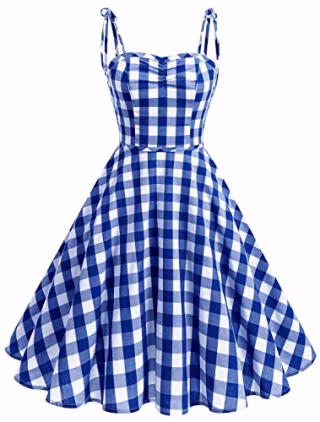Vintage Plaid Dress