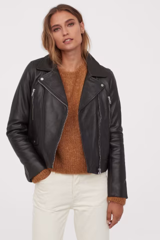 Leather Biker Jacket