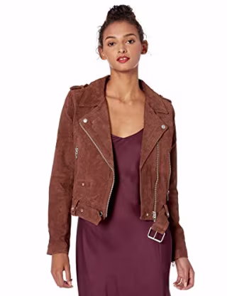 BLANKNYC Suede Moto Jacket