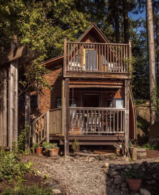 Alfie the A-Frame in beautiful British Columbia