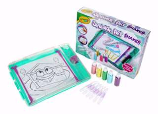 Crayola Sprinkle Art Shaker, Rainbow Arts & Crafts for Girls, Gift, Age 5, 6, 7, 8