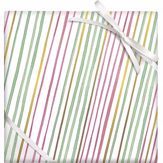 Watercolor Stripes Stone Wrapping Paper