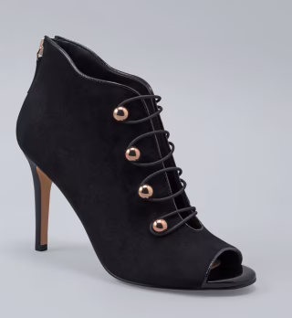 White House Black Market Suede Booties