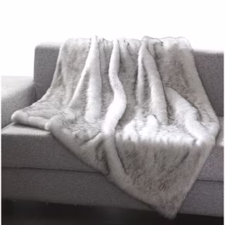 Thiele Luxury Tip Dye Faux Fur Throw