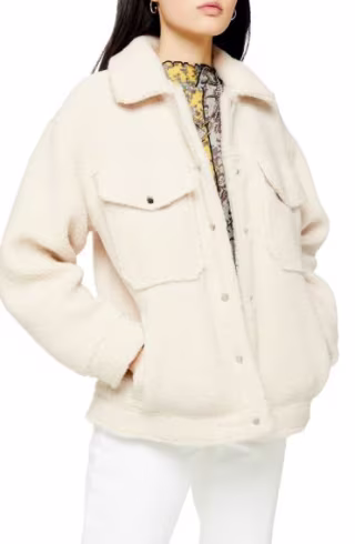 Topshop Borg Western Jacket