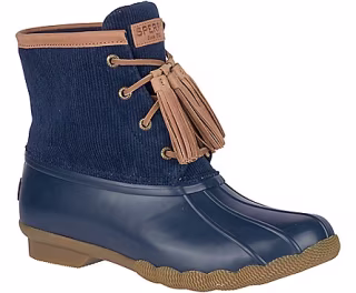 Women's Saltwater Tassel Corduroy Duck Boot