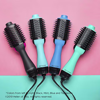 Revlon One-Step Hair Dryer & Volumizer Hot Air Brush, Black