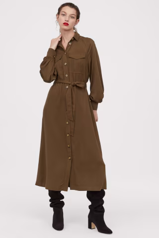 Viscose Shirt Dress