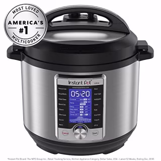 Instant Pot Ultra 10-in-1 Electric Pressure Cooker, Slow Cooker, Rice Cooker, Steamer, Saute, Yogurt Maker, Cake Maker, Egg Cooker, Sterilizer, and Warmer|6 Quart|16 One-Touch Programs