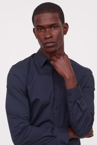 Slim Fit Easy-iron Shirt
