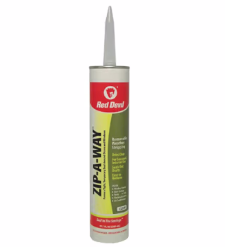 Red Devil Zip-A-Way Removable Sealant
