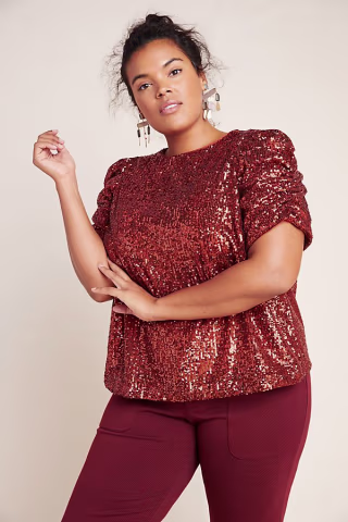 Marie Sequined Blouse