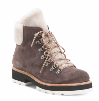Made In Italy Suede Shearling Lined Boots - Shoes - T.J.Maxx