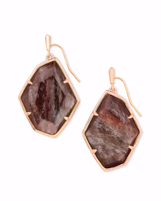 Kendra Scott Dunn Rose Gold Drop Earrings