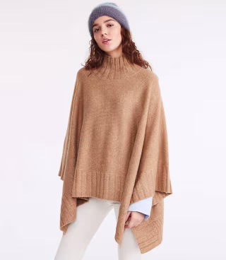 Lou & Grey Ribtrim Poncho